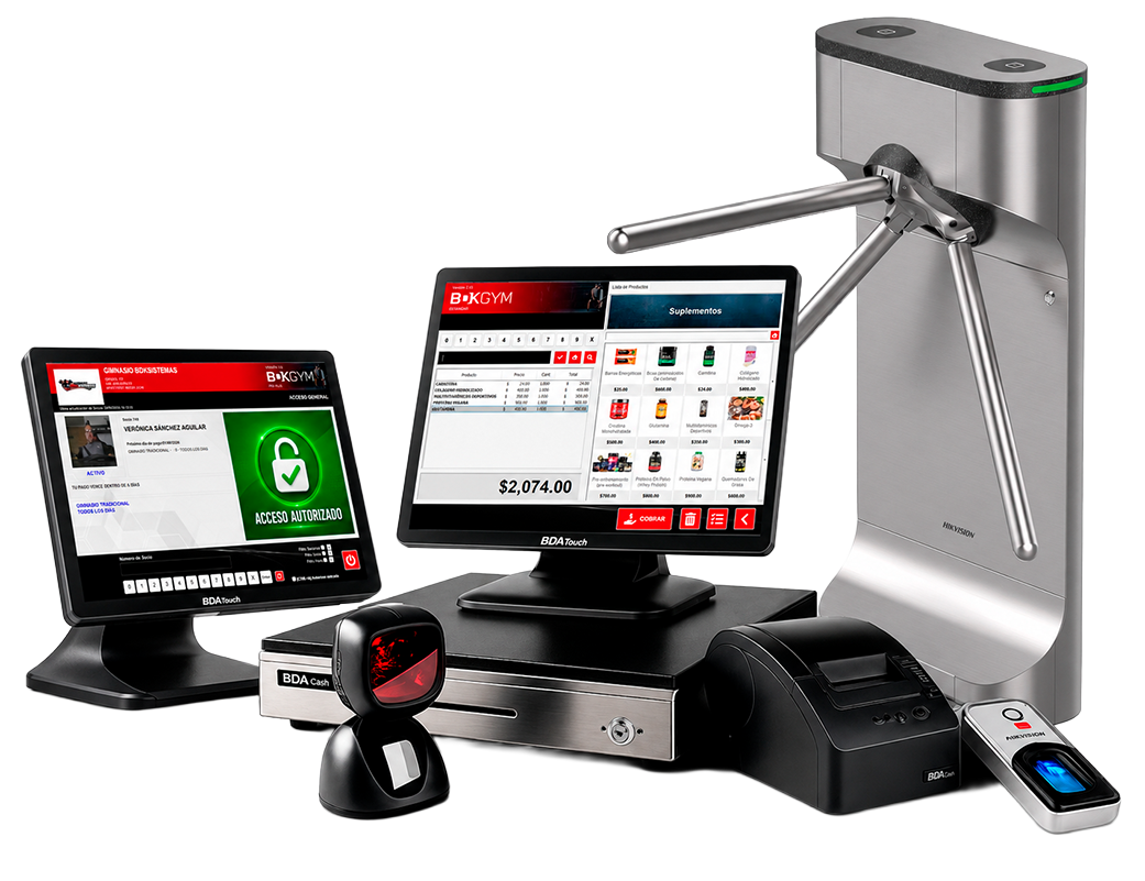 Kit BDKGYM — Software para gimnasios
