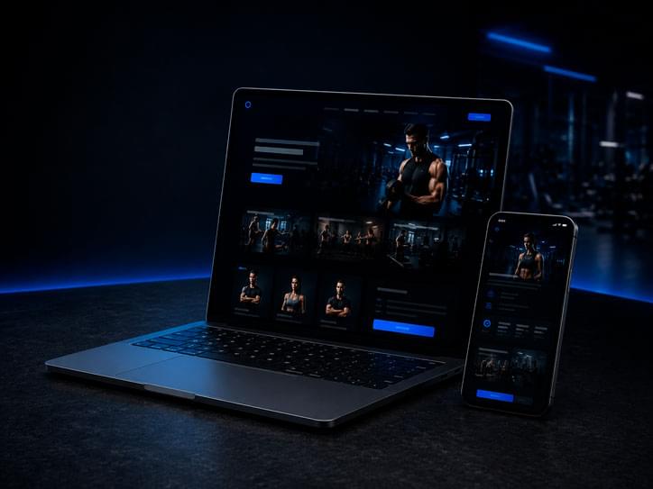 Página web profesional para gimnasios